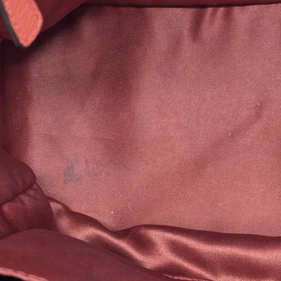 Coach Park Carrie Tote Cranberry Red Orange Pebbled Leather F23284 π - Picture 9 of 11